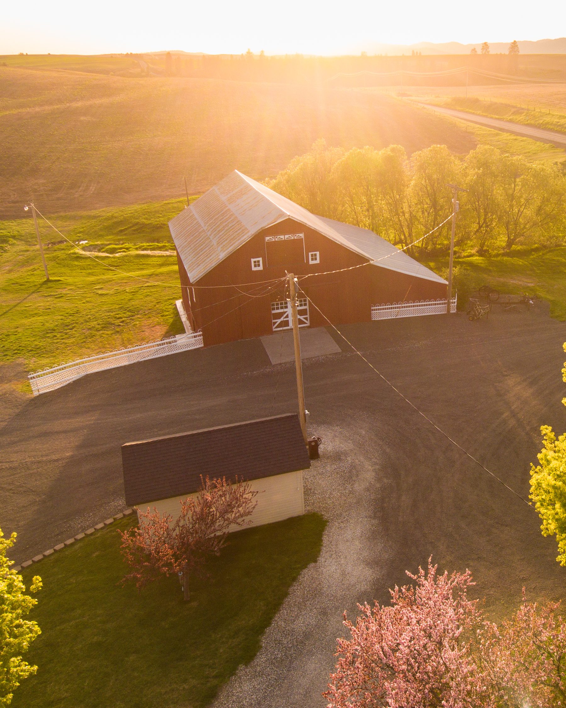 The ranch from above