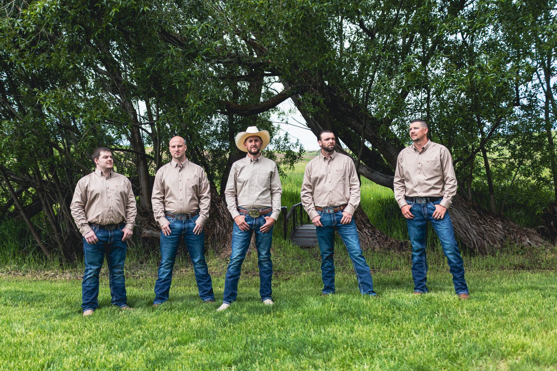 Wedding moment at Reed Ranch